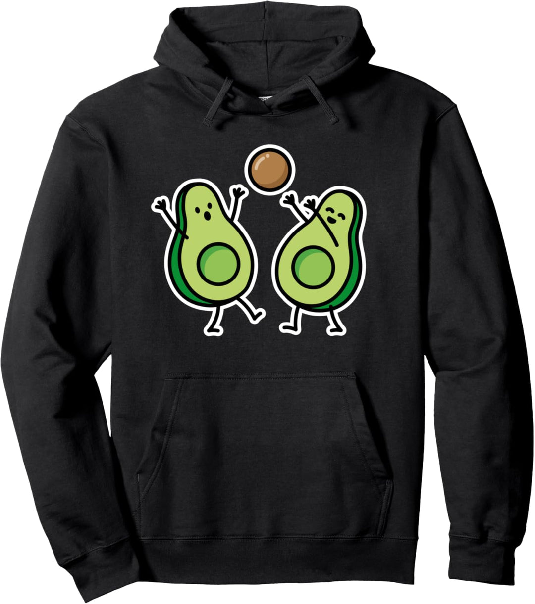 Lustig Avocado Basketball Handball Korfball Avocado-samen Pullover Hoodie