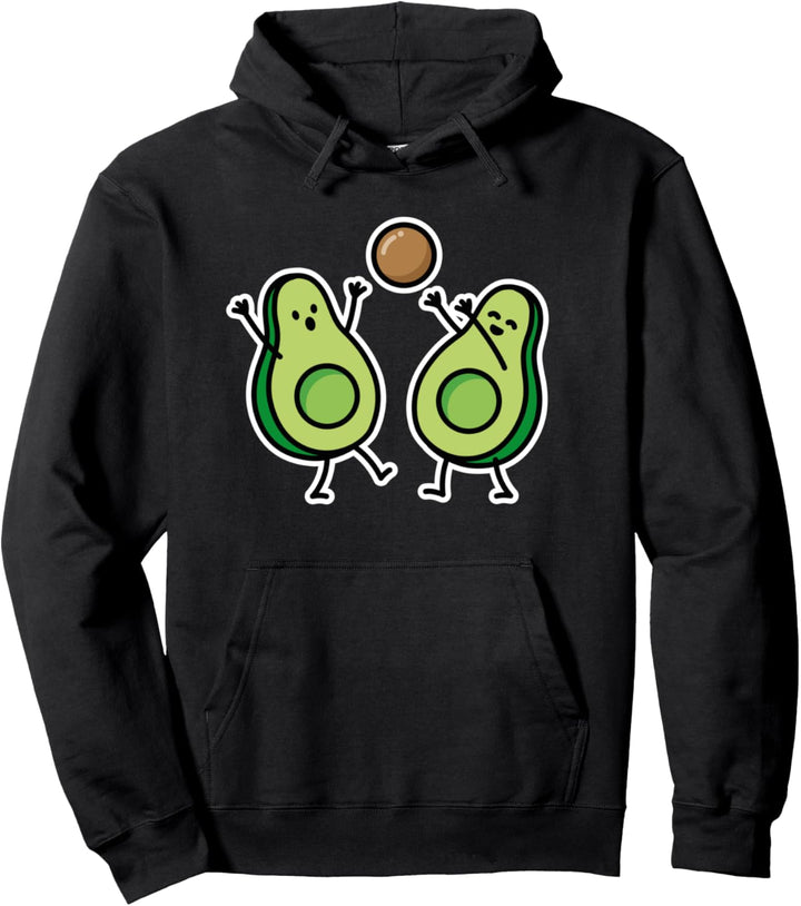 Lustig Avocado Basketball Handball Korfball Avocado-samen Pullover Hoodie