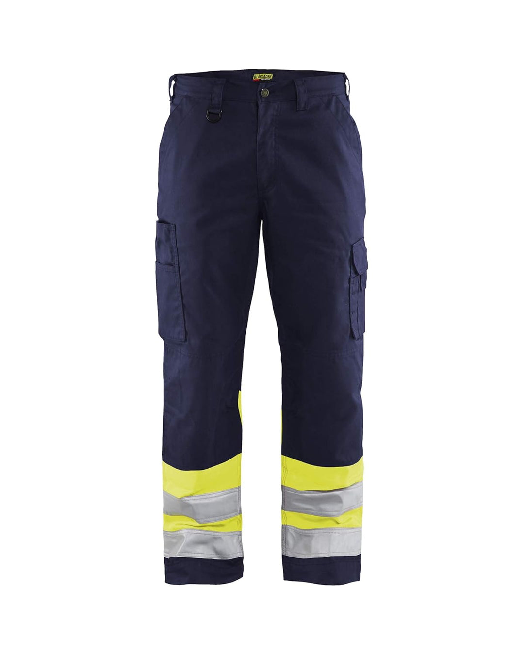 Blaklader 15641811 Hose mit hoher Sichtbarkeit, Marineblau/Gelb, grootte C60 C60 Navy Blue / Yellow,