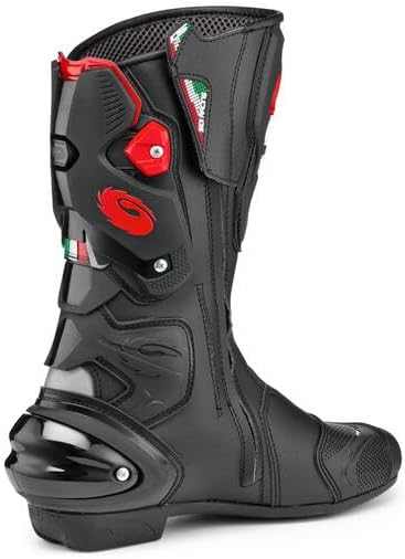 Sidi Herren Vertigo 2Motorradstiefel 41 EU Black Red, 41 EU Black Red