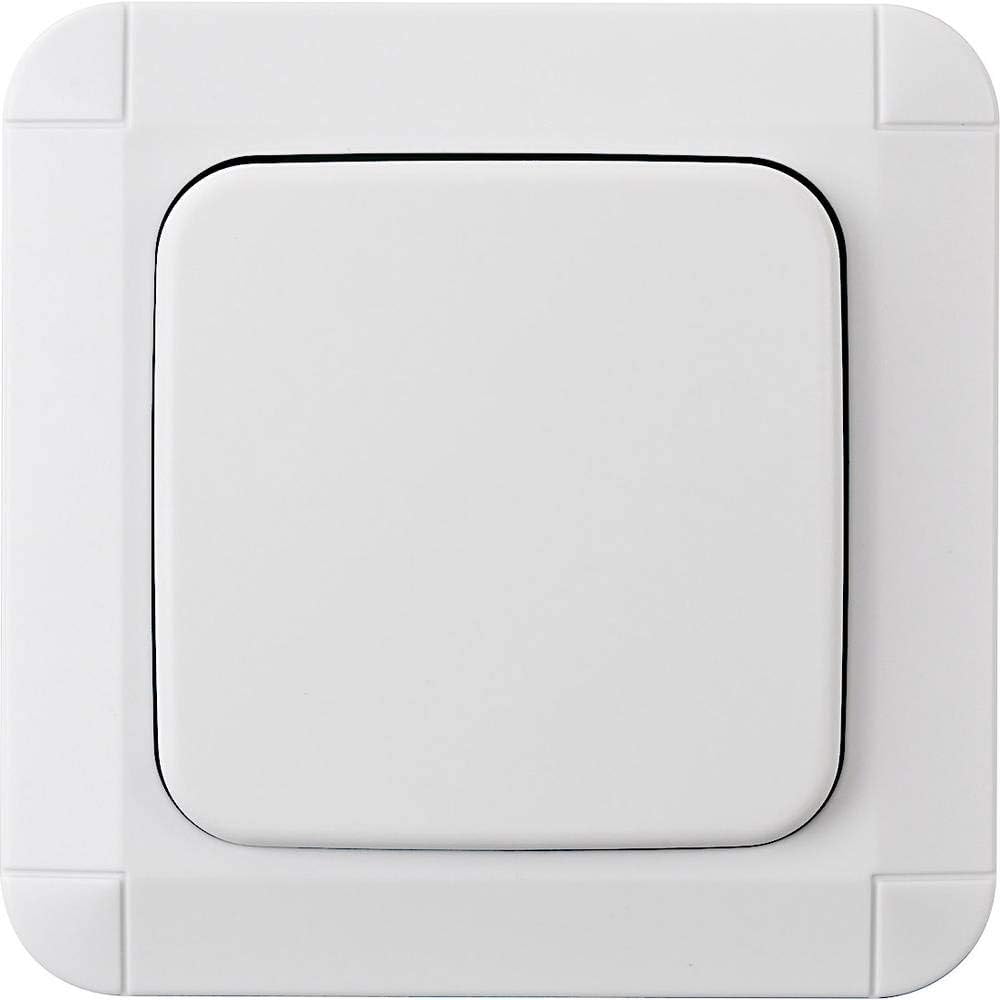 Brennenstuhl BrematicPRO Smart Home Wandschalter für innen und aussen (Funk-Wandtaster zum Kleben od