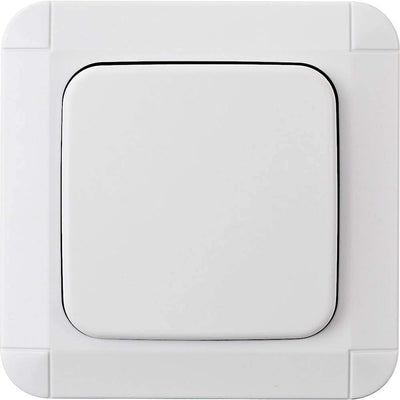 Brennenstuhl BrematicPRO Smart Home Wandschalter für innen und aussen (Funk-Wandtaster zum Kleben od