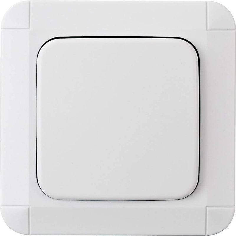 Brennenstuhl BrematicPRO Smart Home Wandschalter für innen und aussen (Funk-Wandtaster zum Kleben od