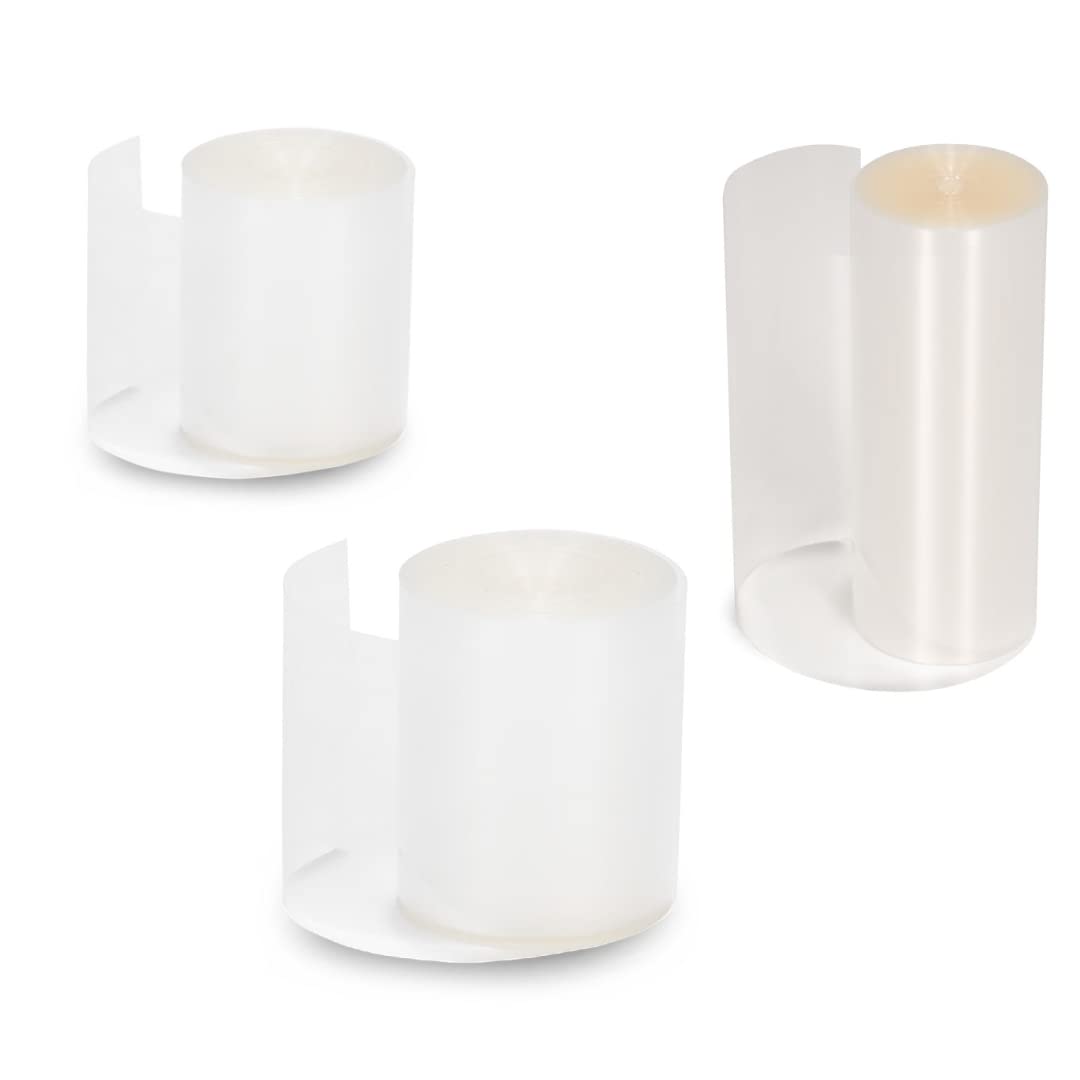 patisse Set mit 3 Rollen Rhodoid-Hemdfolie 5,5 cm x 20 m + 8 cm x 20 m + 12 cm x 20 m Lot de 3 : 5,5