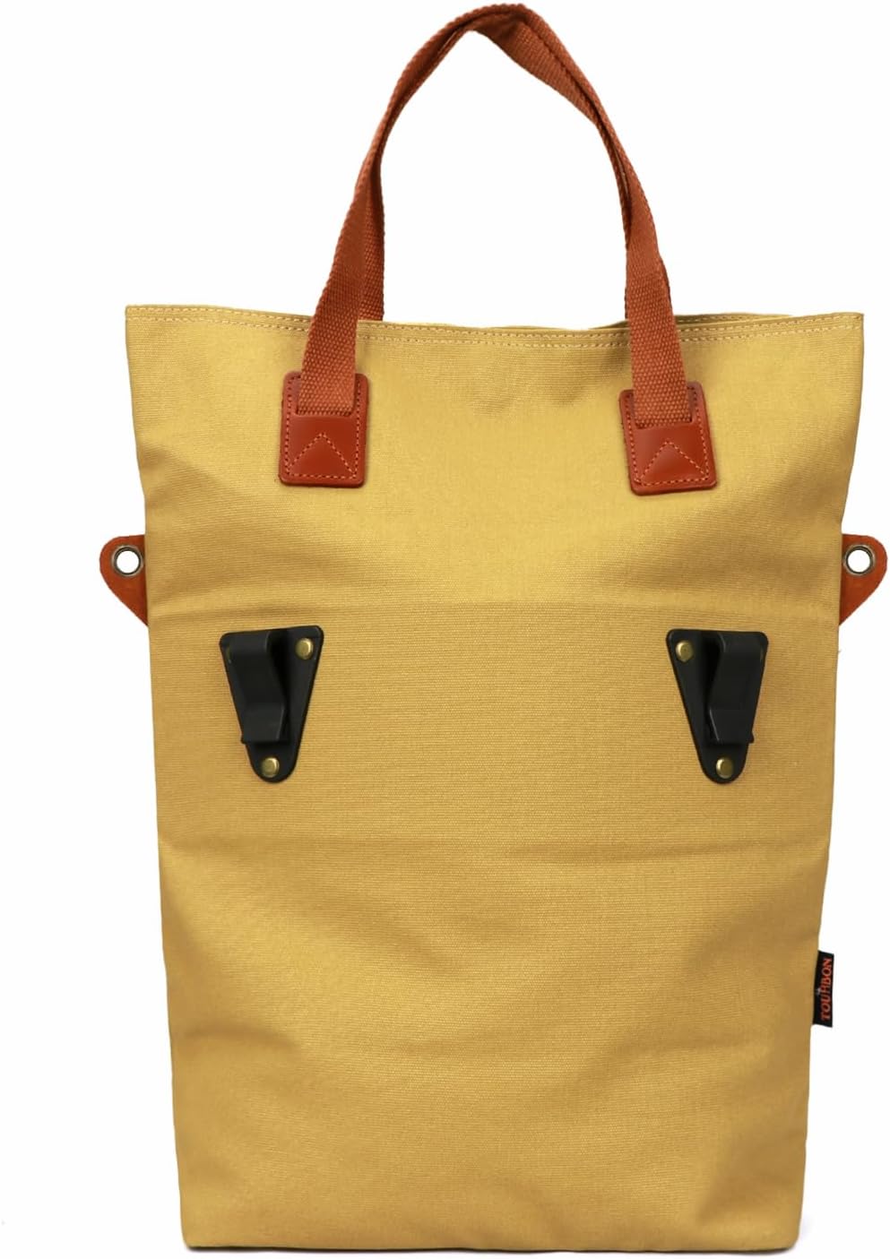 TOURBON Fahrradtasche für Damen, Segeltuch, Schultertasche, Packtasche zum Anclippen mit Schnellvers