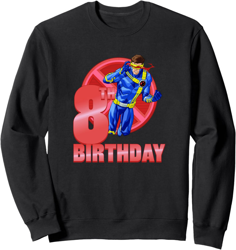 Marvel X-Men Cyclops 8th Birthday Badge Sweatshirt