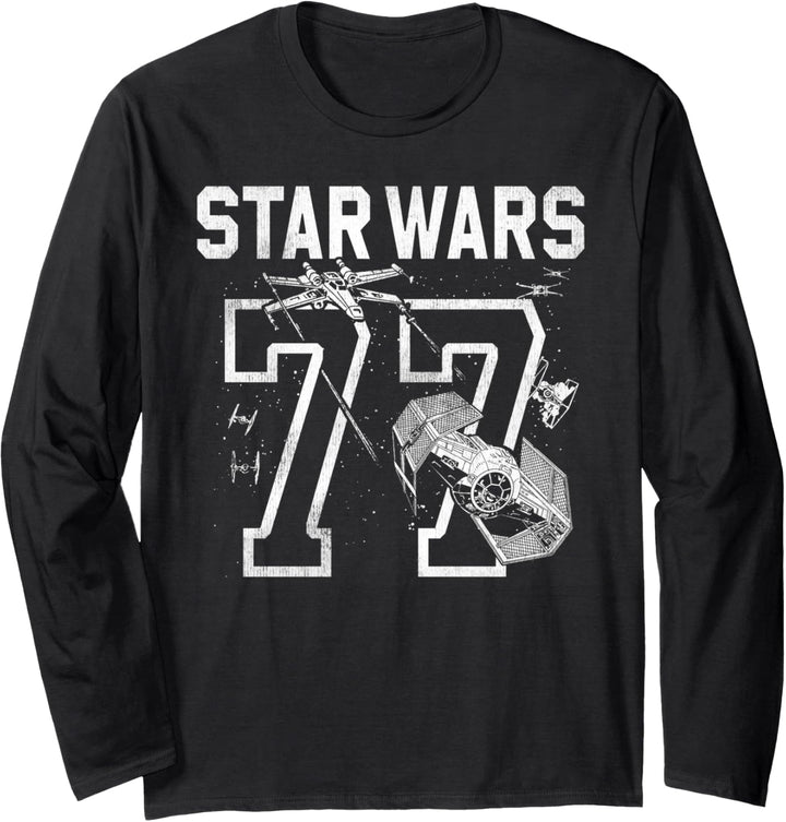 Star Wars Get The Tie Fighter Battle Poster Langarmshirt