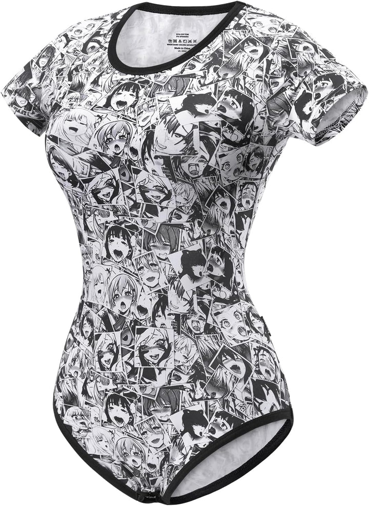 LittleForBig Baumwolle Strampler Onesie Pyjamas Bodysuit – UwU Strampler