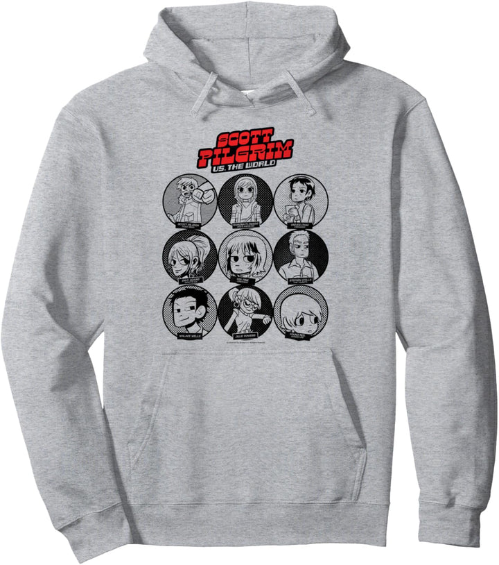Scott Pilgrim Vs. The World Comic Character Box Up Pullover Hoodie