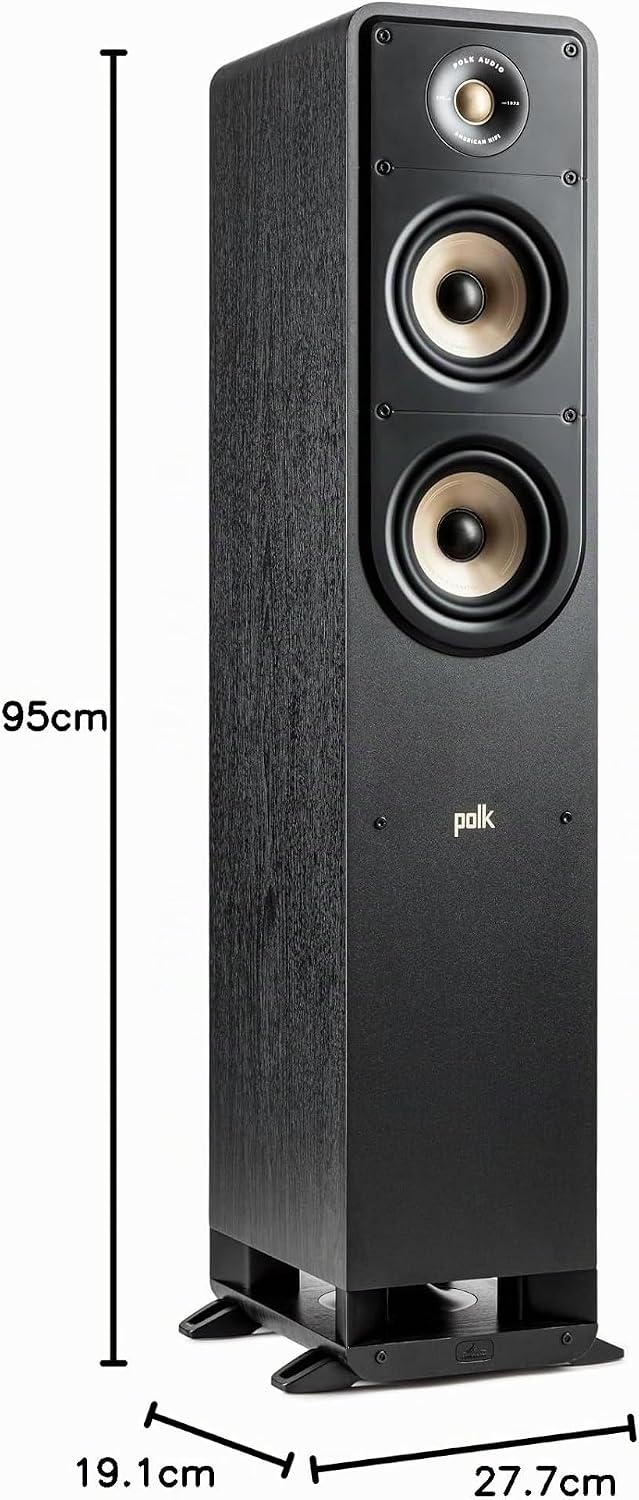 Polk Audio Signature Elite ES50 hochauflösender HiFi Standlautsprecher fürs Heimkino, Hi-Res zertifi