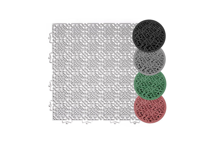 andiamo Terra Sol Terassenfliesen Klicksystem - Kunststoffplatten Aussenbereich für Balkon - Terasse