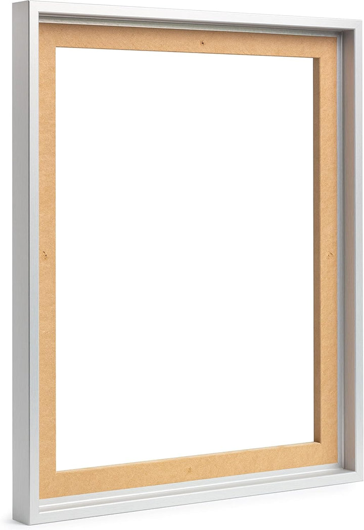 rahmengalerie24 Schattenfugenrahmen 50x100 cm alu für Leinwand Bilderrahmen Keilrahmen für Leinwände