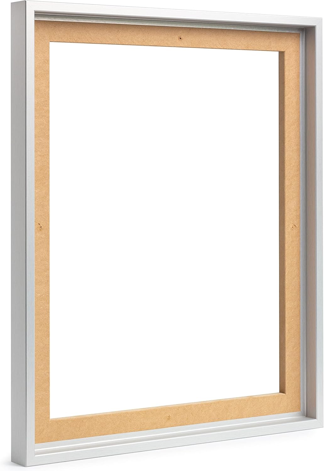 Schattenfugenrahmen 80x120 cm alu für Leinwand Bilderrahmen Keilrahmen für Leinwände aus Holz MDF 80