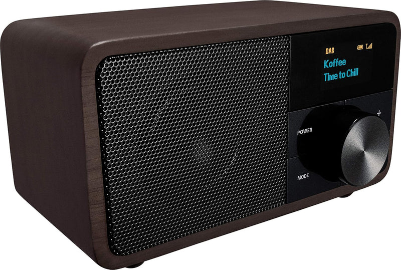 Sangean DDR-7 Genuine DAB+ Radio - FM/UKW Radio - Bluetooth Streaming - OLED Display - Micro USB Ans