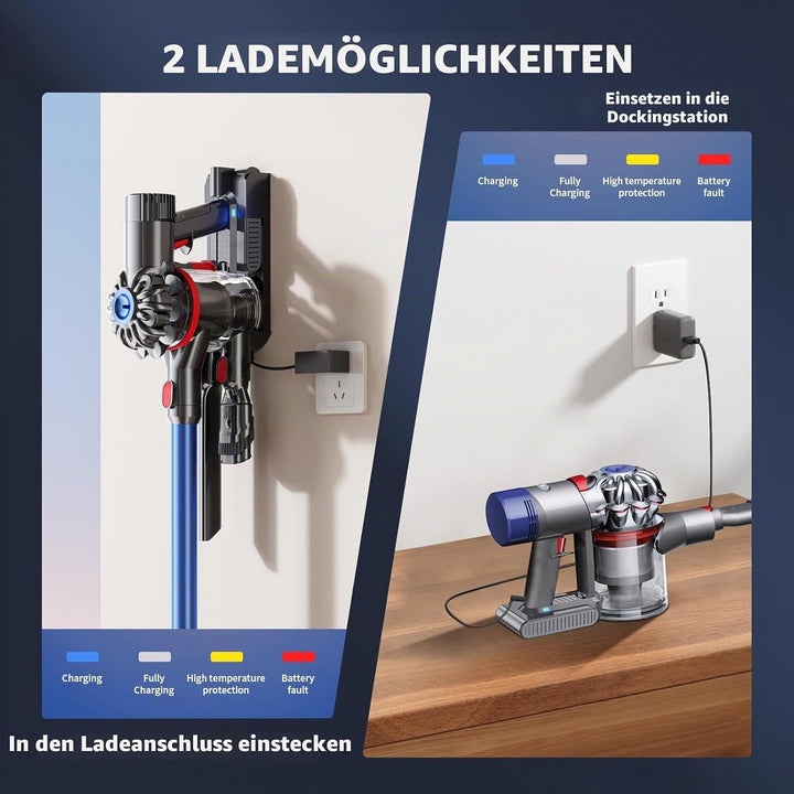 Akku für Dyson V6 DC62, Ersatzakku Li-ion für Dyson V6 Animal Trigger Fluffy Motorhead Absolute DC58