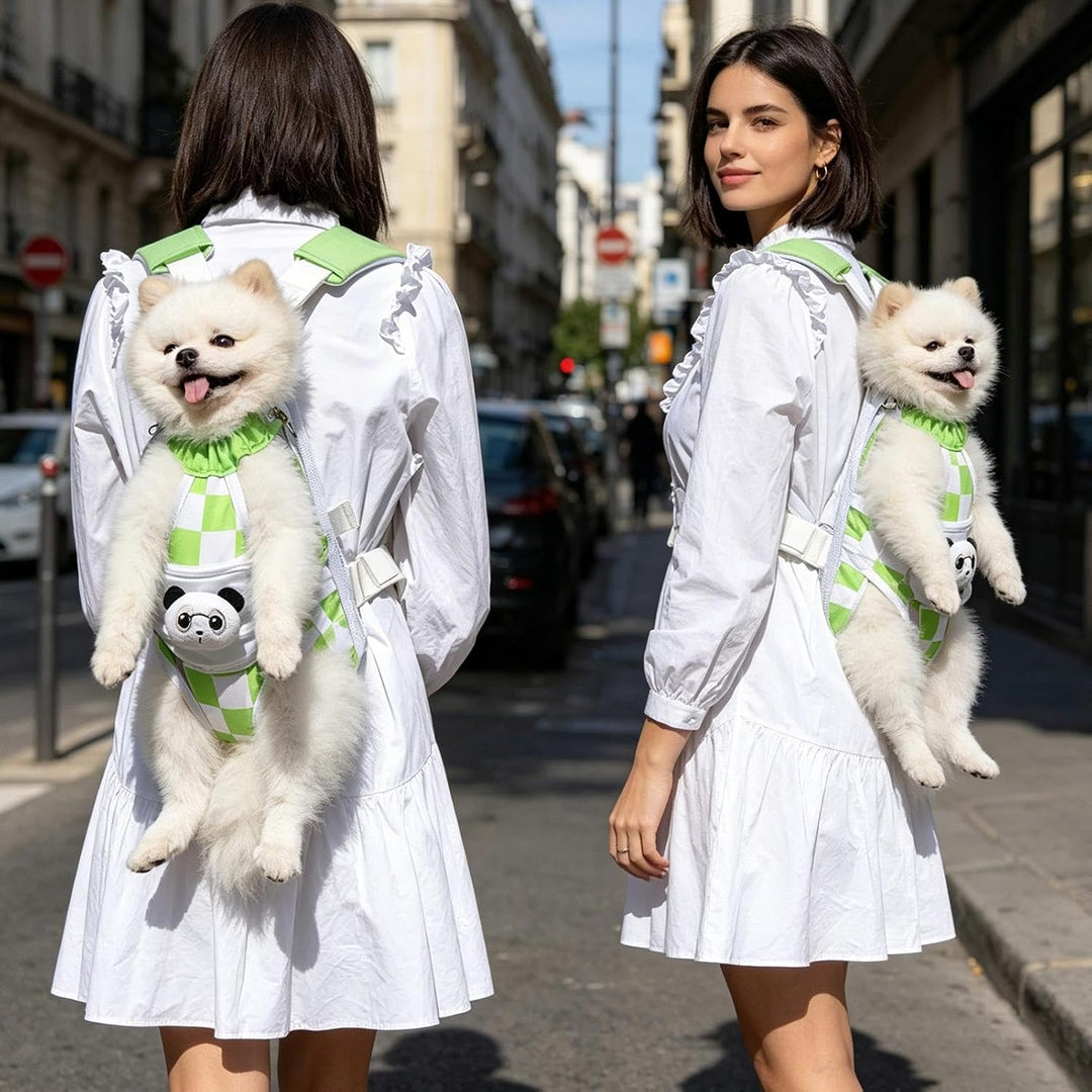 Hunde-Rucksack-Trage Transportabel Atmungsaktiv Verstellbar | Front-Rucksackträger für Welpen für We