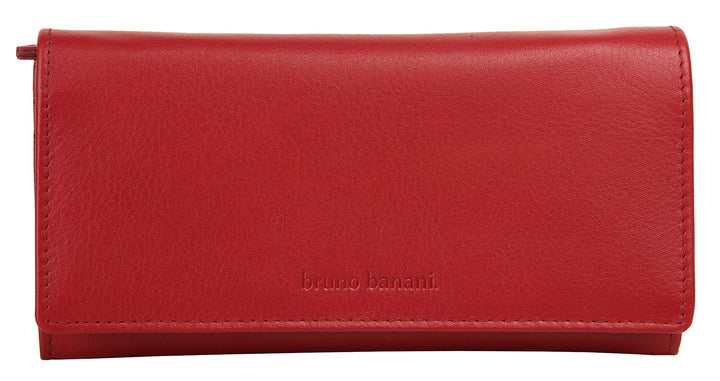 bruno banani Geldbörse Echt Leder rot Damen - 020576, Rot