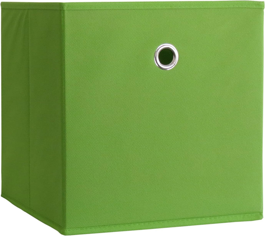 VCM 10er Set Faltbox Klappbox Stoff Kiste Faltschachtel Regalbox Aufbewahrung Boxas Grün, Grün