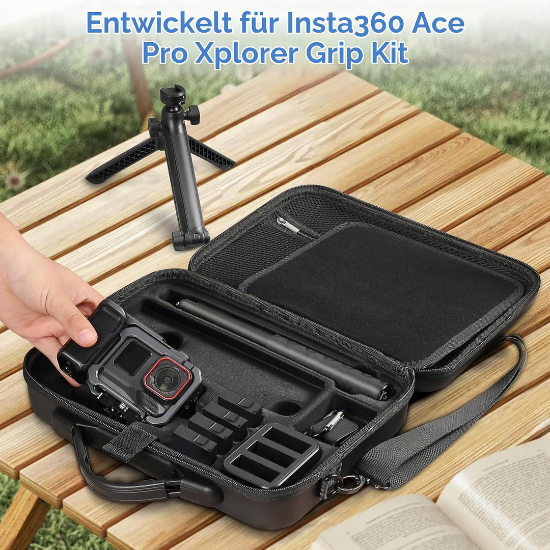 Tragetasche für Insta360 ACE Pro/Ace Pro 2 Xplorer Griff Kit Zubehör Case Aufbewahrung Reisetasche T