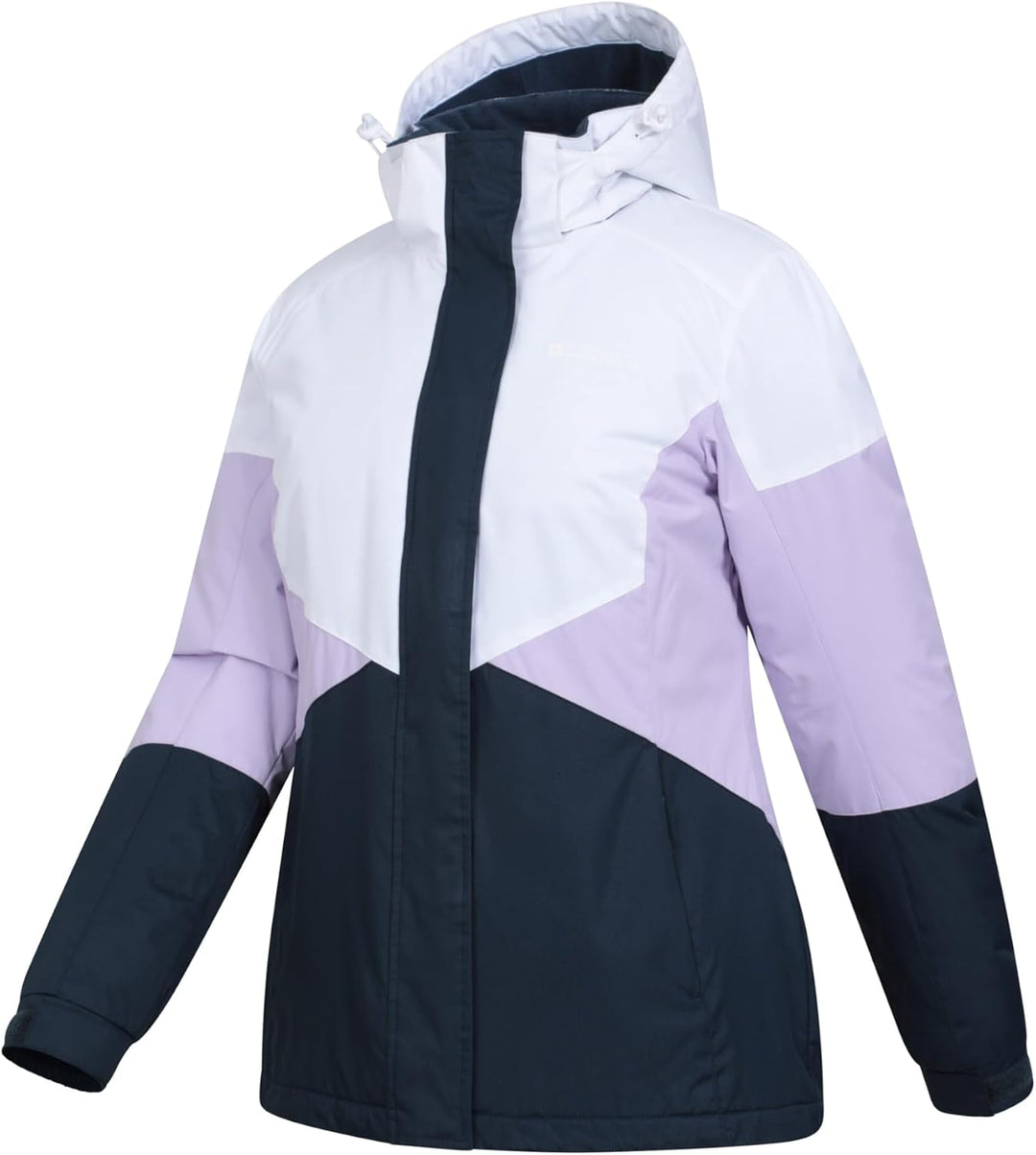 Mountain Warehouse Damenskijacke und -hosenset – Wattierte Isolierung, Schneefang, Reissverschlussta
