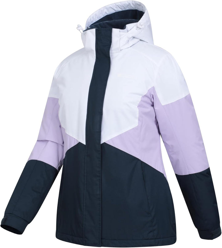 Mountain Warehouse Damenskijacke und -hosenset – Wattierte Isolierung, Schneefang, Reissverschlussta
