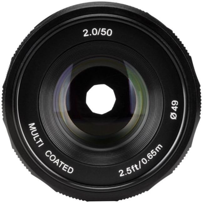 Meike Optics MK 50mm f2.0 Objektiv manueller Fokus für Sony E-Mount, für Sony