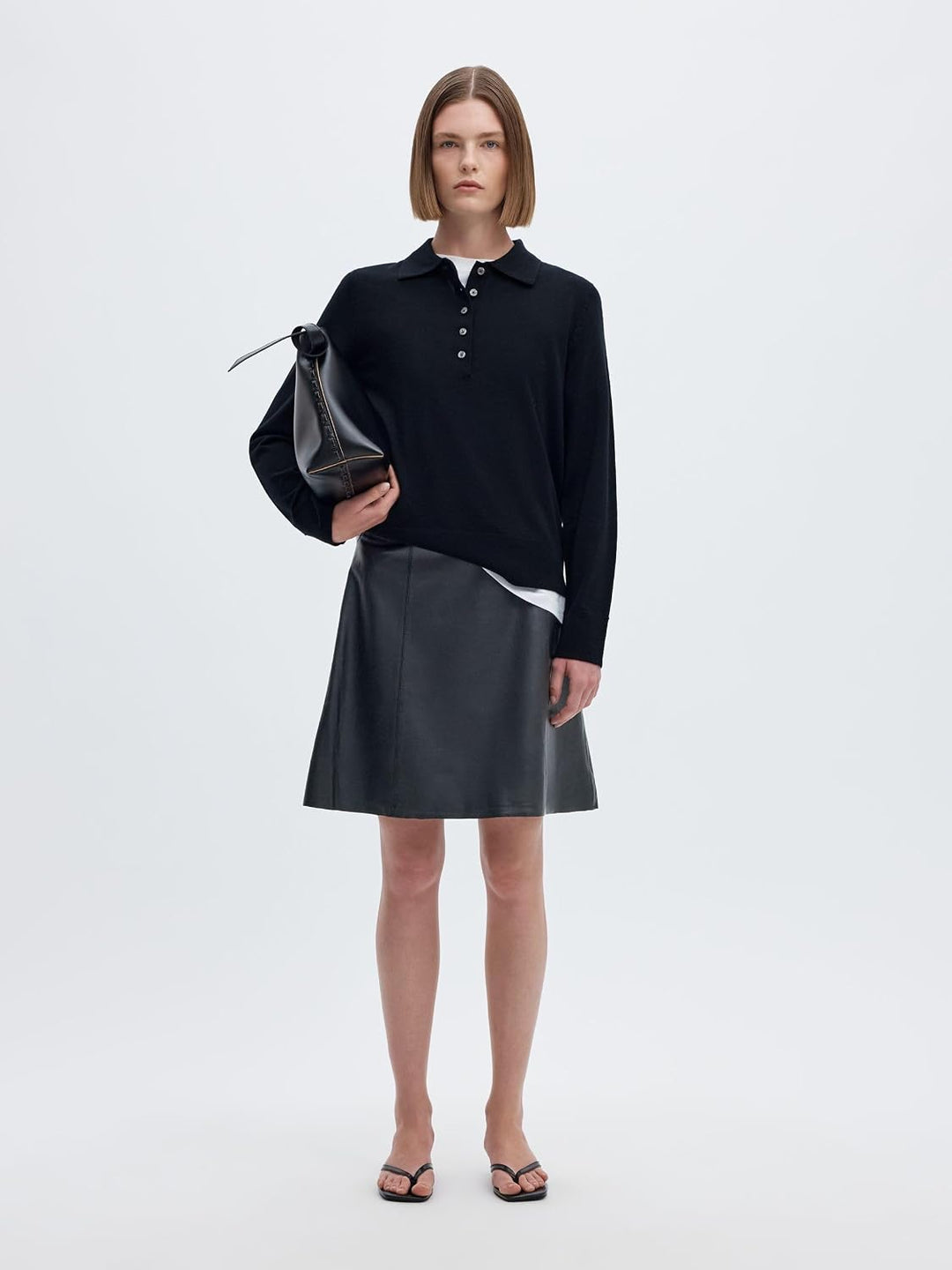 Selected Femme Female Lederrock Mini 42 Schwarz, 42 Schwarz