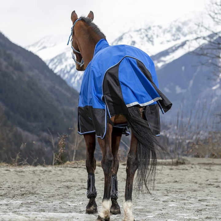 Equi-Theme Winterdecke 300g Füllung TYREX 1200D AISANCE blau/schwarz blau/schwarz 105cm, blau/schwar