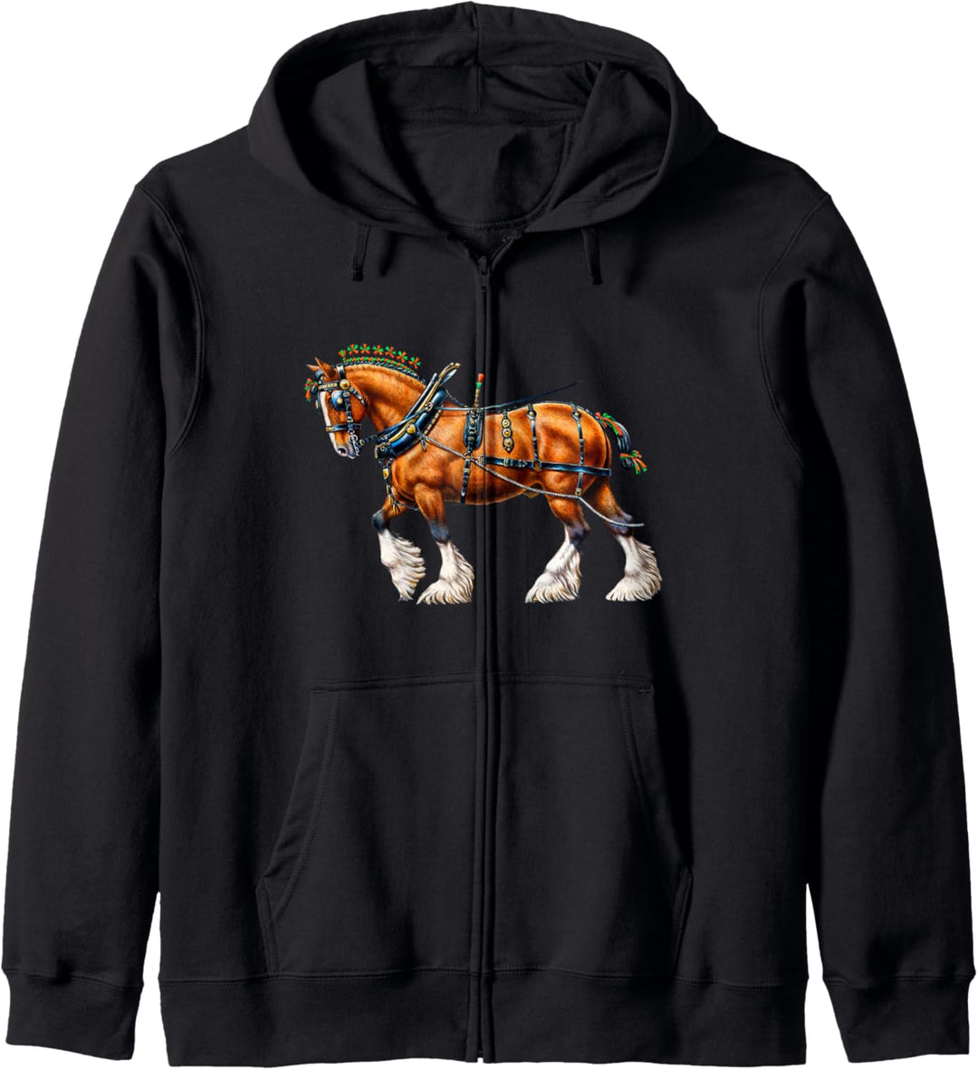Shire Horse T-Shirt Kapuzenjacke