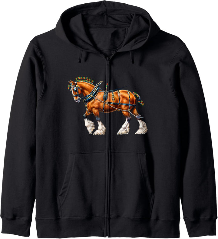Shire Horse T-Shirt Kapuzenjacke