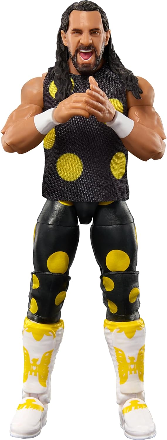 Mattel WWE Top Picks Elite Actionfigur & Zubehör-Set, Seth Rollins 15,2 cm, Sammlerstück mit austaus