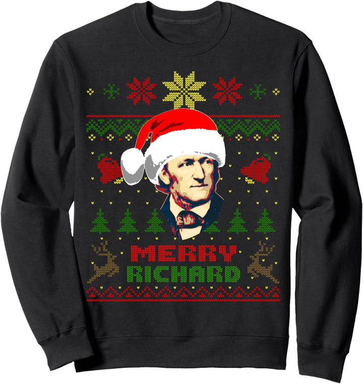 Richard Wagner Lustige Weihnachten Sweatshirt