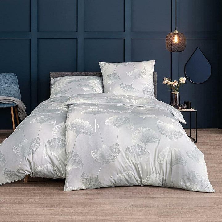 ESTELLA Bettwäsche Isabella | Platin 155x200 + 80x80, 155x200 + 80x80
