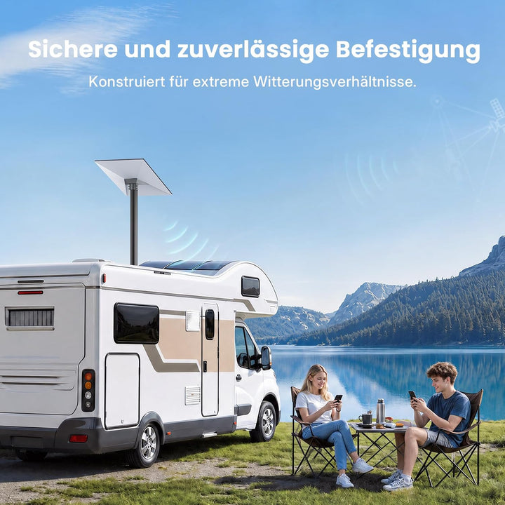 Starlink Stangenhalterung, Premium-Aluminiumlegierung, Starlink Pole Mount Gen 3, Starlink Gen 3 Mou