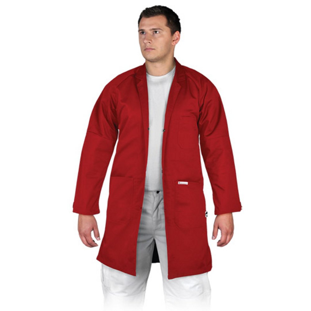 Leber & Hollman Herren Schutzschürze LH-COATER, 60% Polyester 35% Baumwolle 270 g/m2, mit Knopfleist