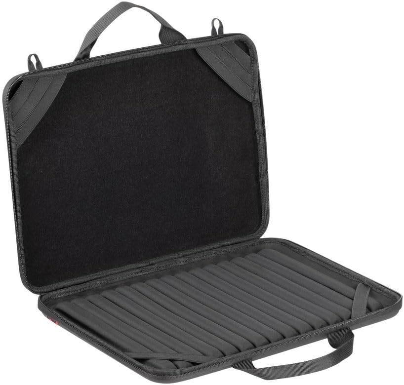 Rivacase Hartschalentasche für Laptops von 11,6 bis 15,3 Zoll - wasserabweisende Notebooktasche komp