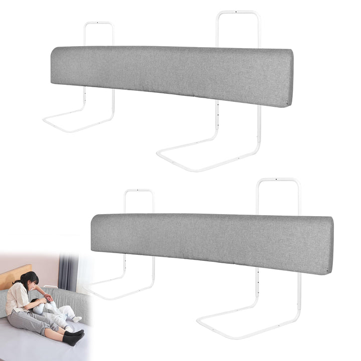 YRHome 150cm Bettgitter Bettschutzgitter Rausfallschutz für Kinder Höhenverstellbar DIY Verformbar B