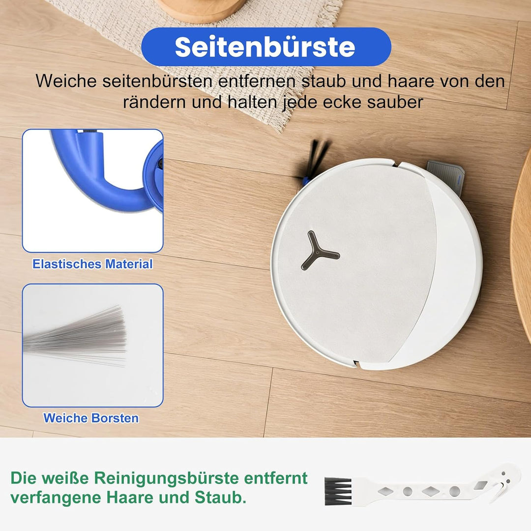 21 Stück Zubehörset für Ecovacs Deebot T90 Omni / T90 Pro Omni / X12 Pro Omni Saugroboter, 1 Hauptbü