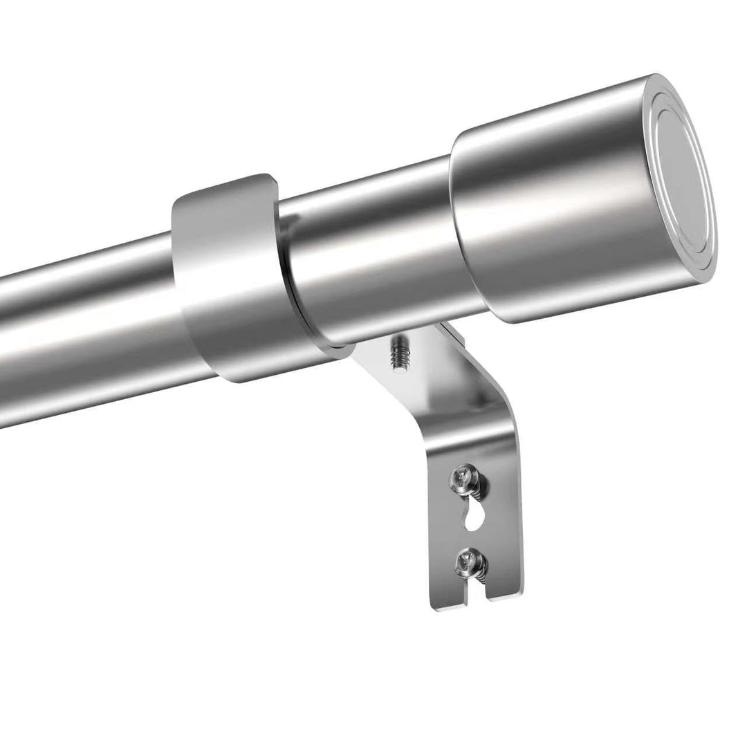 Gardinenstange Ausziehbar Vorhangstangen Curtain Rod Stange für Vorhänge Erstellbare Länge mit Kappe