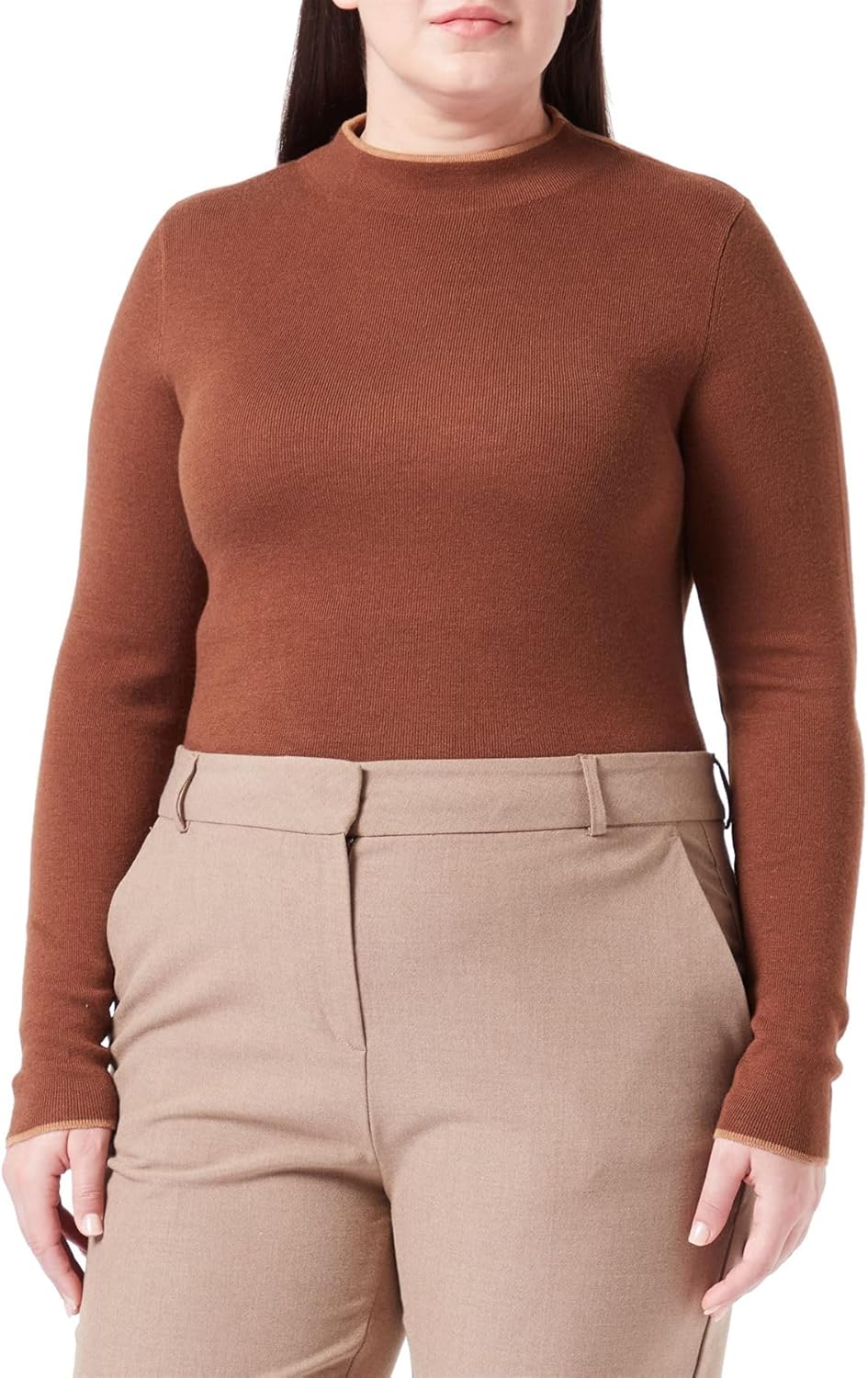 s.Oliver Damen Pullover 44 Braun, 44 Braun