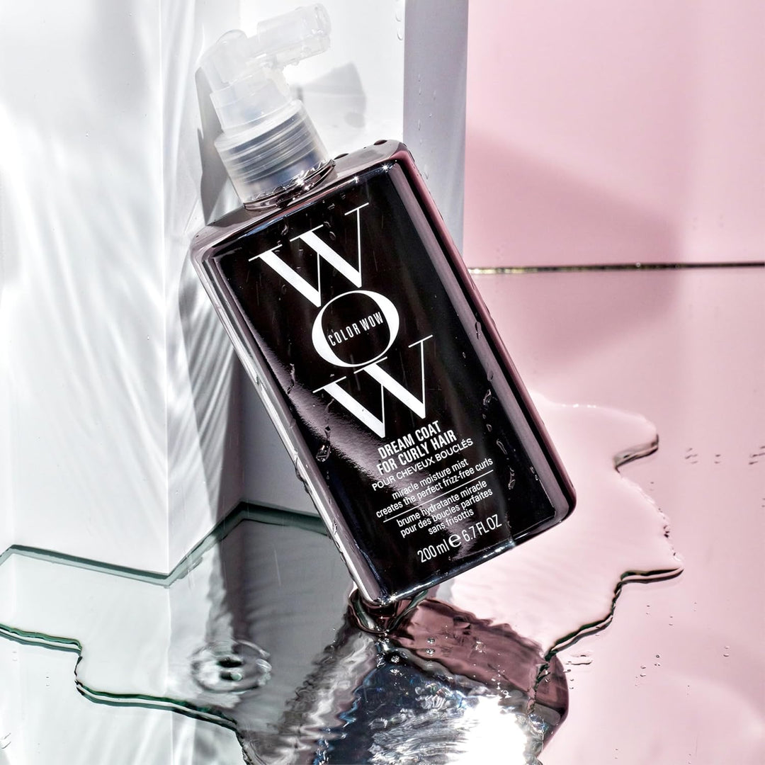 Color Wow Dream Coat Curly Hair Stylingspray, Anti Frizz Spray Lockiges Haar, Ultraleichtes Glanzspr