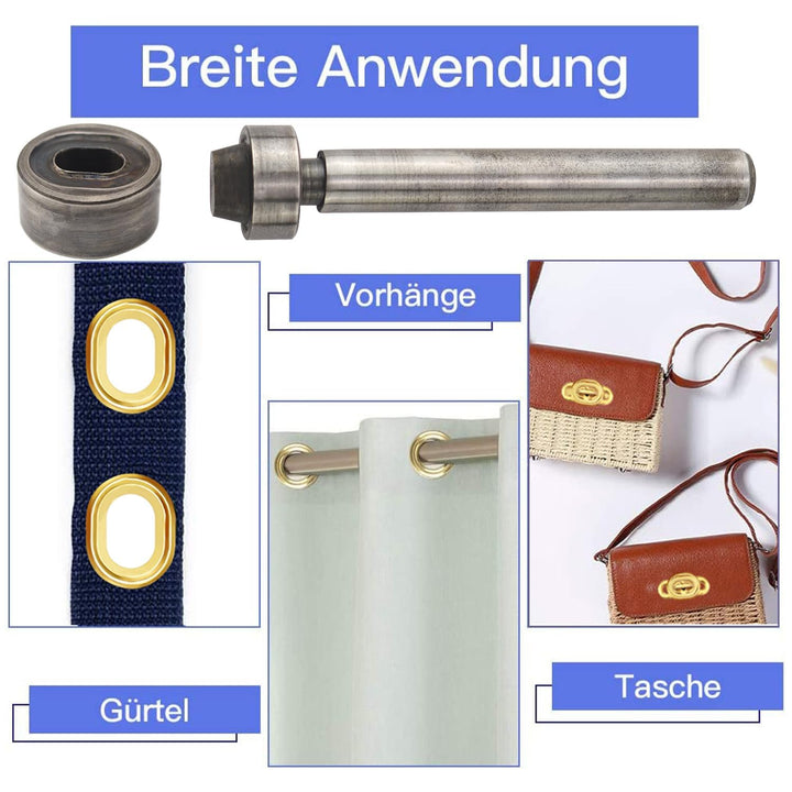Ösen werkzeug Öse Locher Ösenwerkzeuge Ösenwekzeug Einschlagwerkzeug Ösenwerkzeug Metallösen Ovalöse