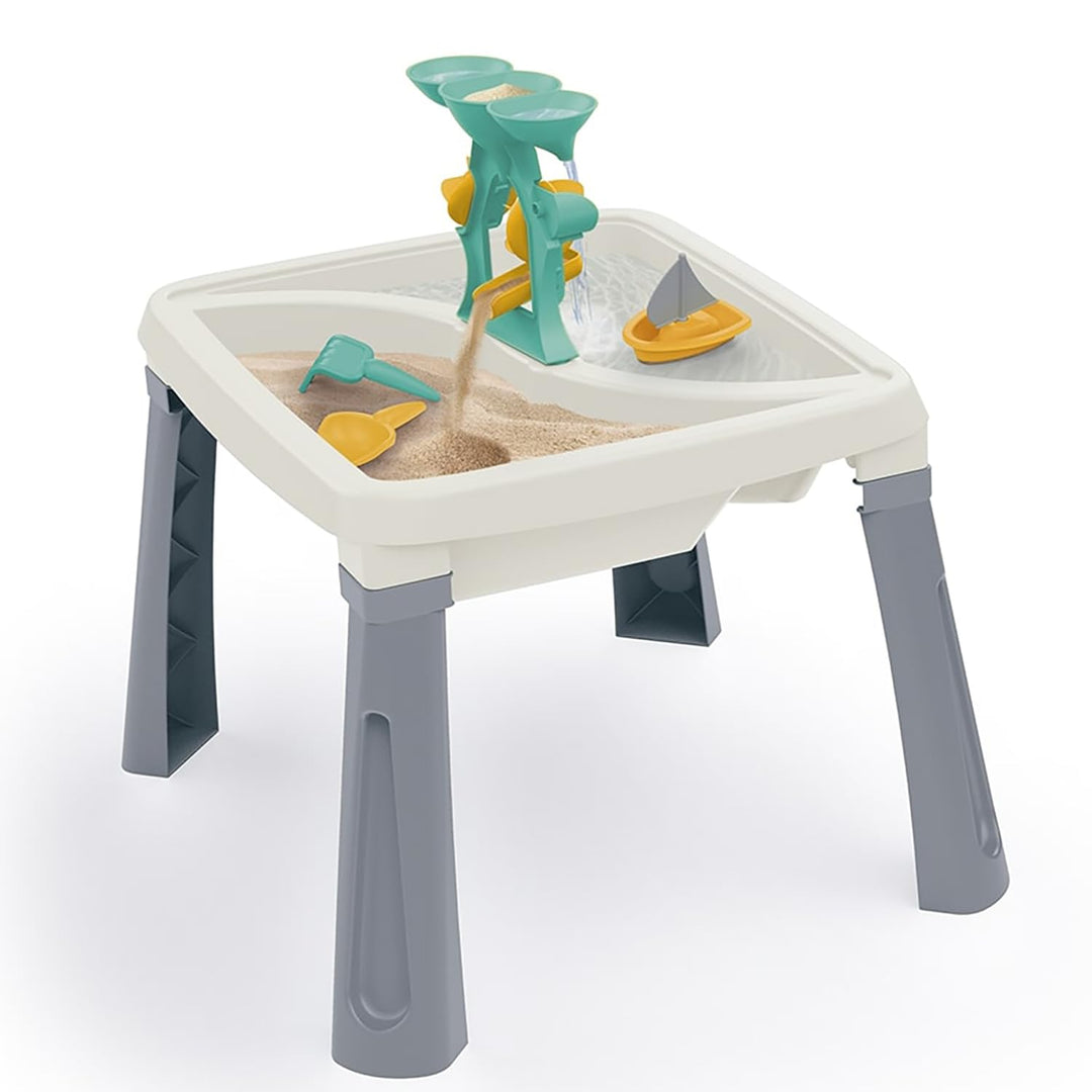 DOLU Wei�er und grauer Sand und Wasser 3-in-1-Kreativit�tstisch f�r Kinder ab 24 Monaten Gartenspiel