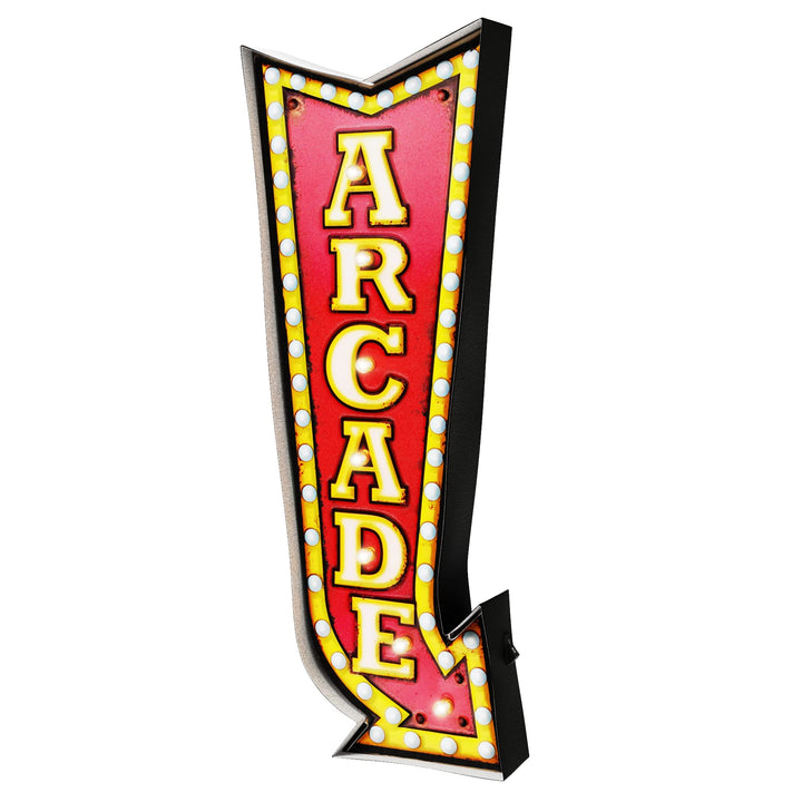 DiiliHiiri Leuchtschild Retro-Schild Wandschild im Vintage-Stil LED Schild Dekoschild Zubehör für Wo