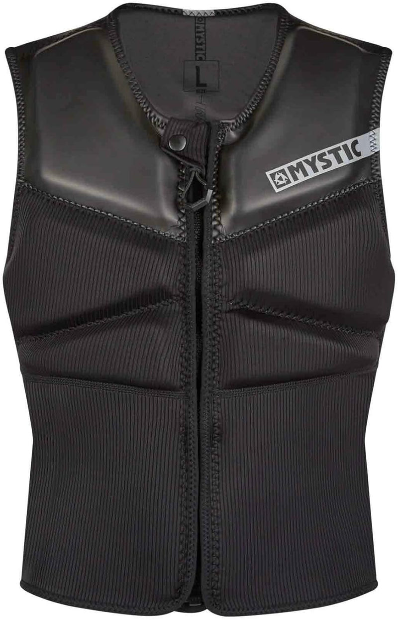 Mystic 2023 Block Kite Surfing Front-Zip Impact Vest - Grey, S