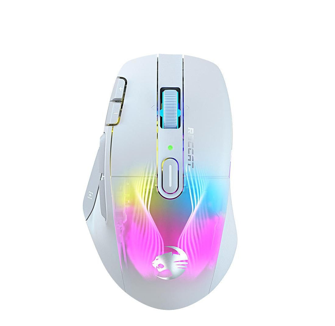 Roccat Kone XP Air – kabellose Gaming-Maus mit optischem Sensor mit 19.000 DPI, AIMO RGB-Beleuchtung