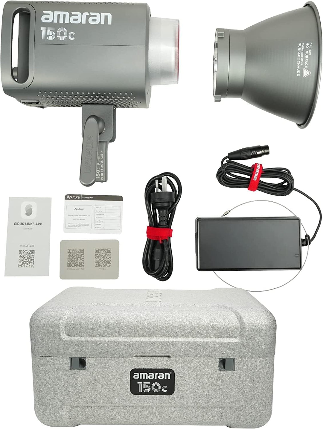Aputure Amaran 150c RGBWW Vollfarb Videoleuchte und 360°-HSI-Vollfarbsteuerung CRI: 95+, TLCI: 95+ 2