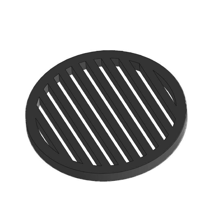 Kaminrost/Ascherost Rund Ø 200 x 15 mm passend für Drooff ** Kaminöfen inkl. Modellübersicht - Asche
