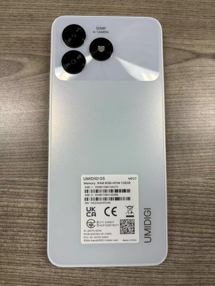 UMIDIGI G5 Smartphone Ohne Vertrag, 16GB+128GB/1TB, Handy Ohne Vertrag Android 13, 50MP+8MP, 6.6" HD