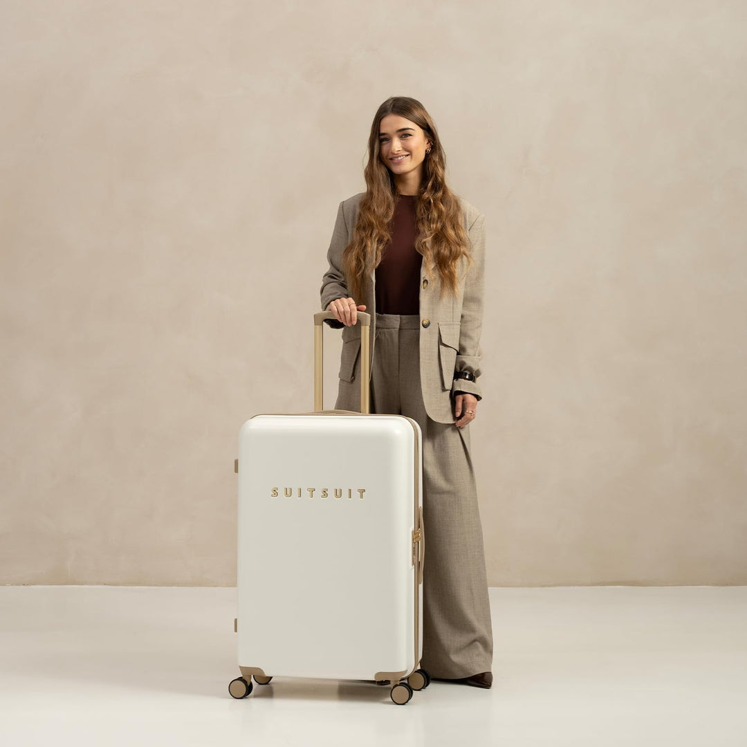 SUITSUIT - Fusion - White Swan - Reisekoffer (76 cm) L White Sawn, L White Sawn